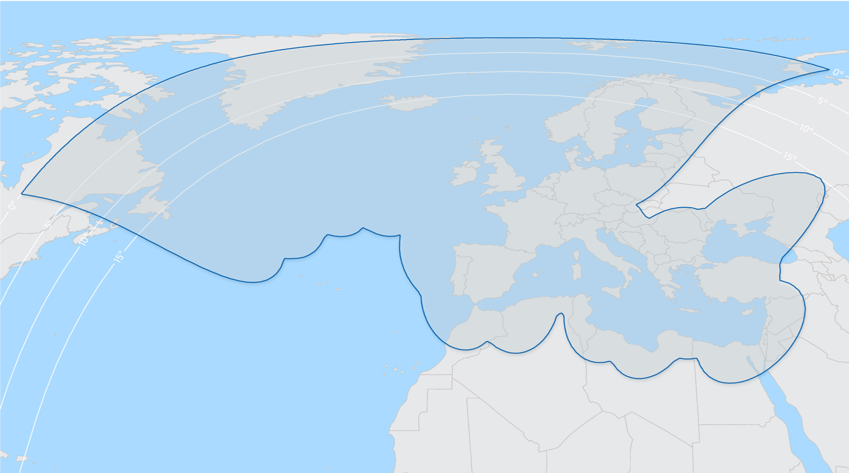 Regional KA Band Coverage