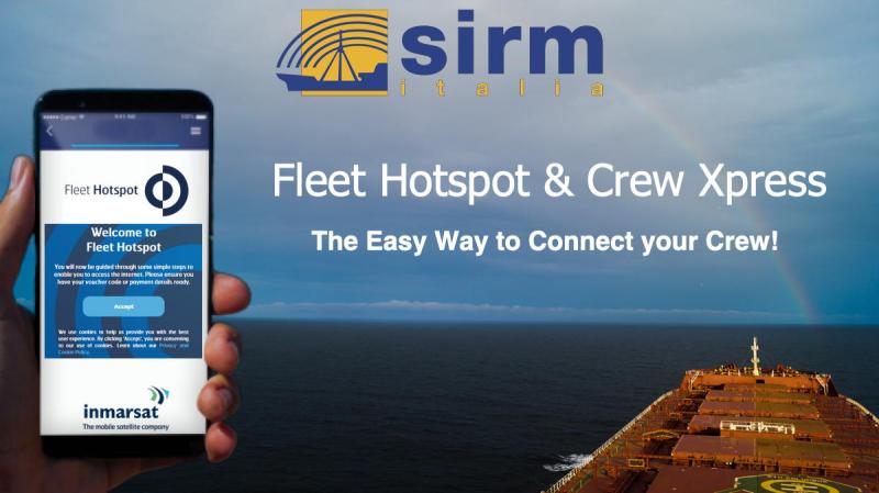 Crew Xpress, with its unique Fleet Hotspot for seafarers, gives you two independent channels powered by Fleet Xpress Satellite
